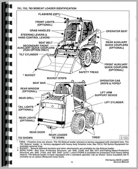 bobcat 773 skid steer loader service manual|difference between 753 and 773.